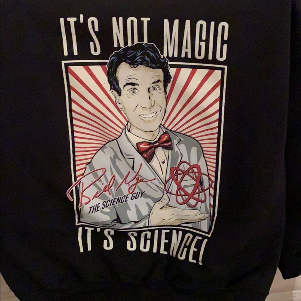 Medium Bill NYE sweat shirt